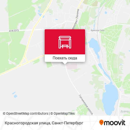 Карта Красногородская улица