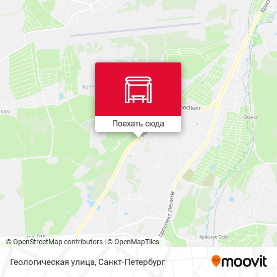 Карта Геологическая улица