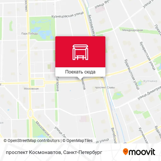 Карта проспект Космонавтов