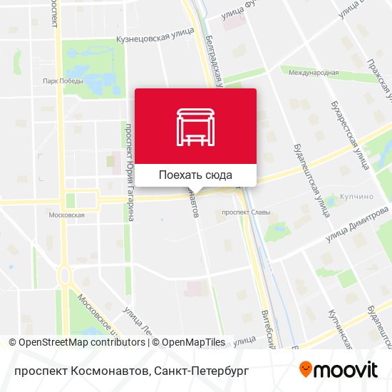 Карта проспект Космонавтов