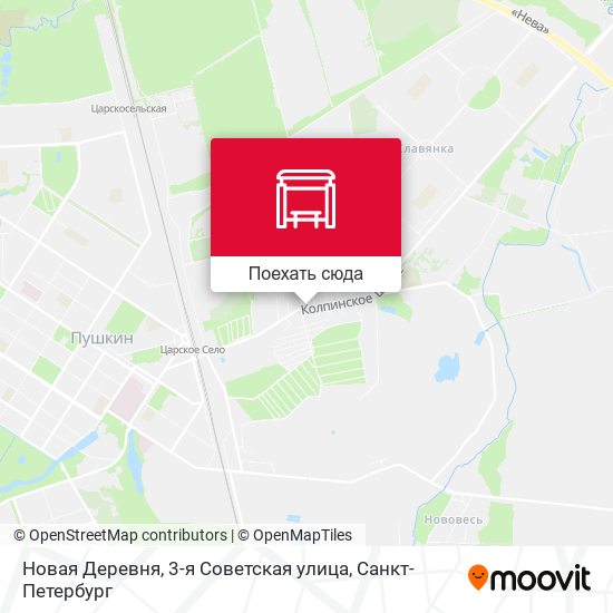 Карта Новая Деревня, 3-я Советская улица