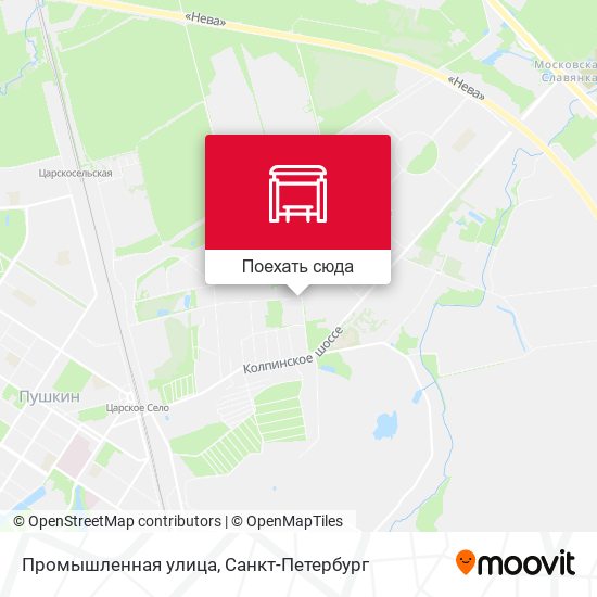 Карта Промышленная улица
