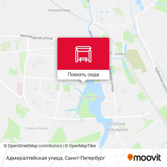 Карта Адмиралтейская улица