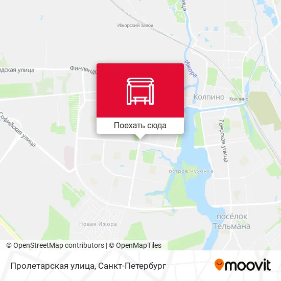 Карта Пролетарская улица