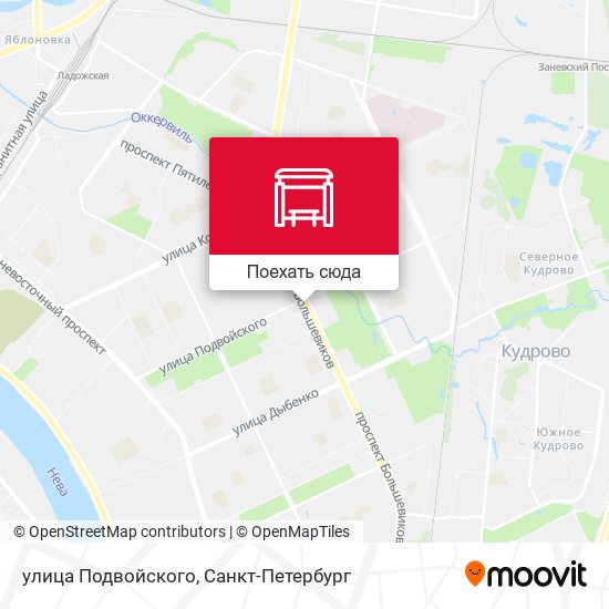 Карта улица Подвойского