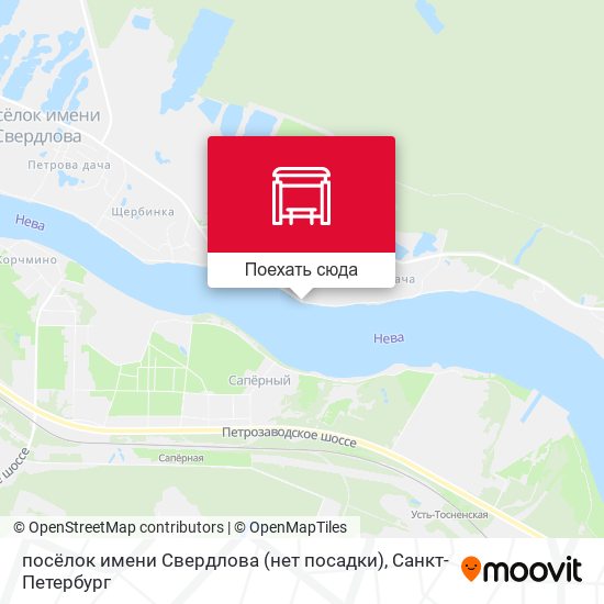 Карта посёлок имени Свердлова (нет посадки)