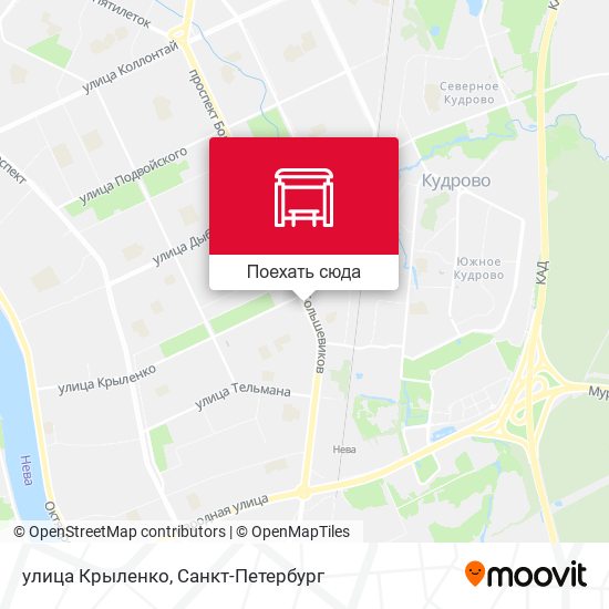 Карта улица Крыленко