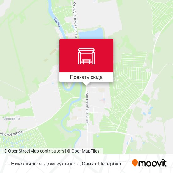 Карта г. Никольское, Дом культуры