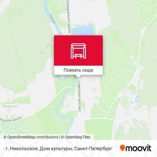 Карта г. Никольское, Дом культуры