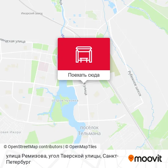 Карта улица Ремизова, угол Тверской улицы