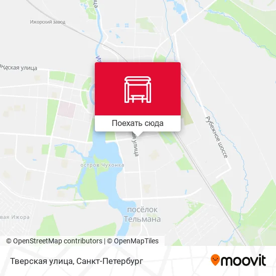 Карта Тверская улица
