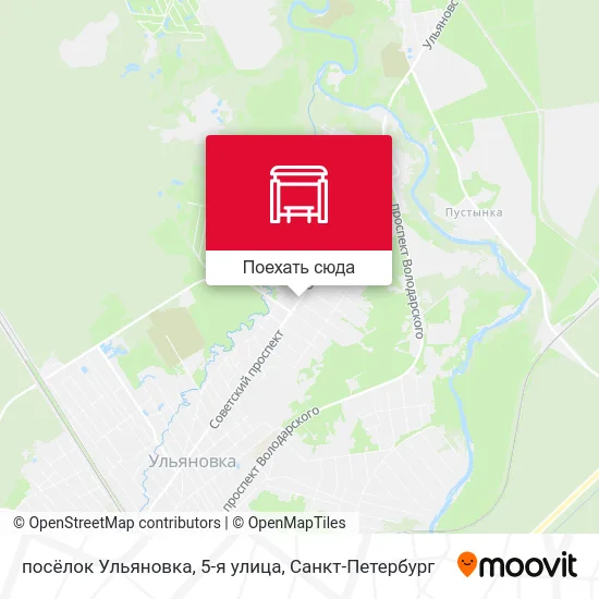 Карта посёлок Ульяновка, 5-я улица