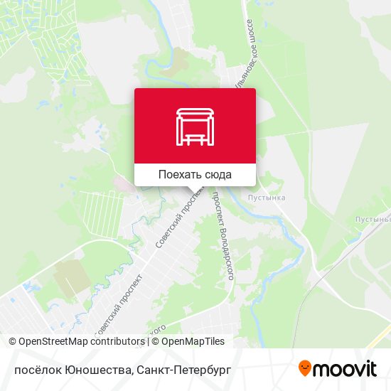 Карта посёлок Юношества