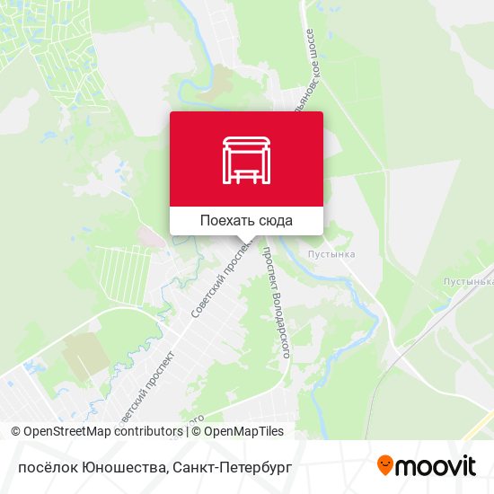 Карта посёлок Юношества