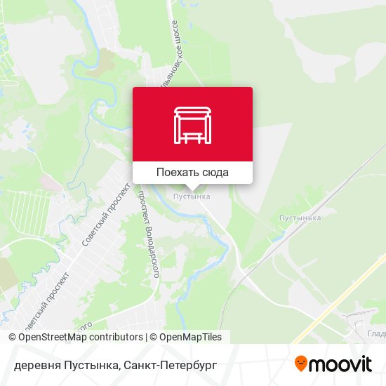 Карта деревня Пустынка