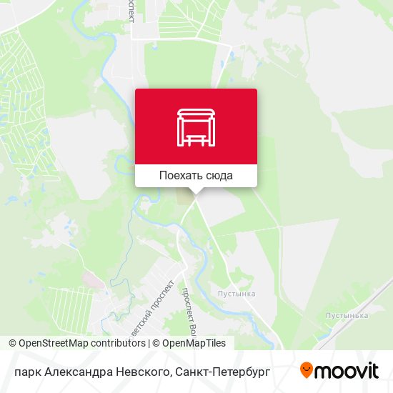 Карта парк Александра Невского