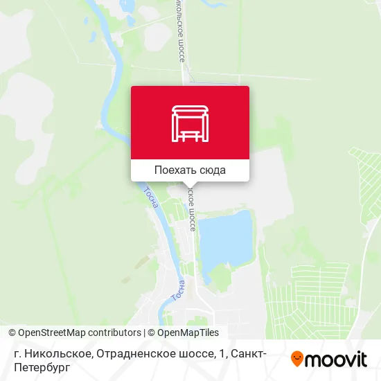 Карта г. Никольское, Отрадненское шоссе, 1