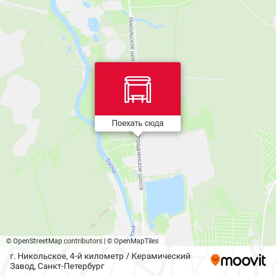 Карта г. Никольское, 4-й километр / Керамический Завод