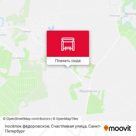Карта посёлок фёдоровское, Счастливая улица
