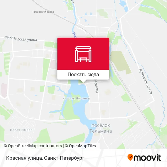 Карта Красная улица