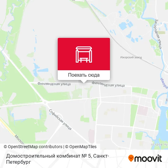 Карта Домостроительный комбинат № 5
