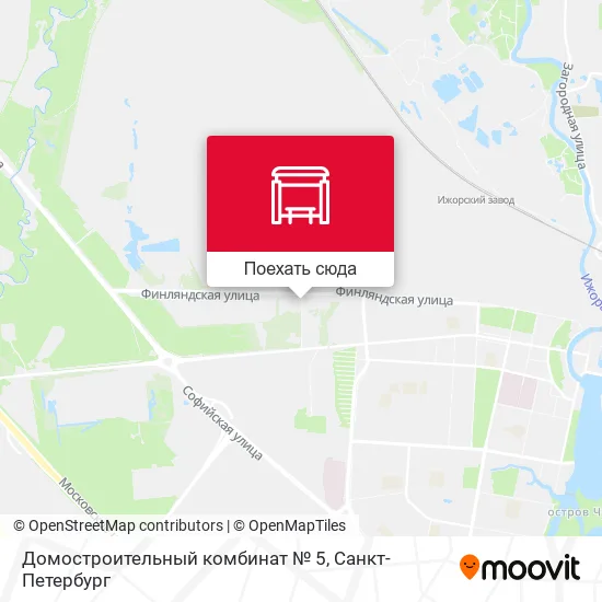 Карта Домостроительный комбинат № 5