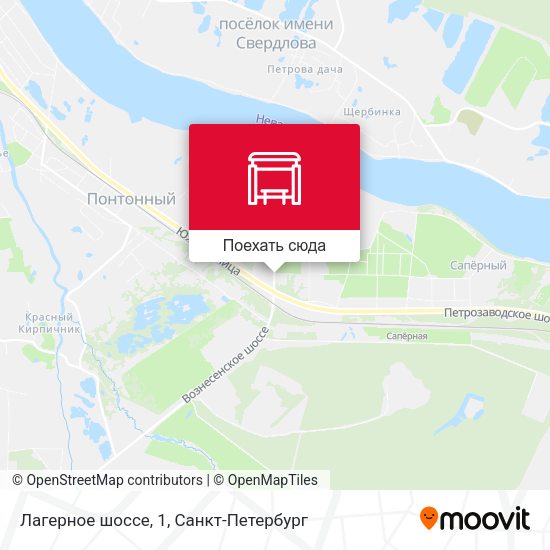 Карта Лагерное шоссе, 1