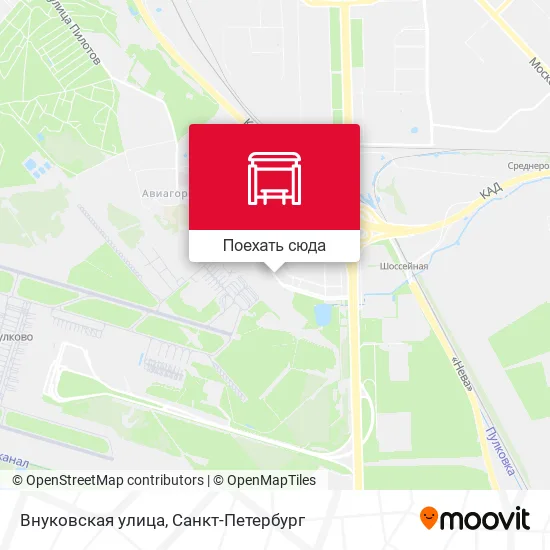 Карта Внуковская улица