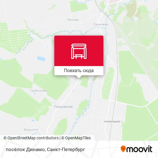 Карта посёлок Динамо