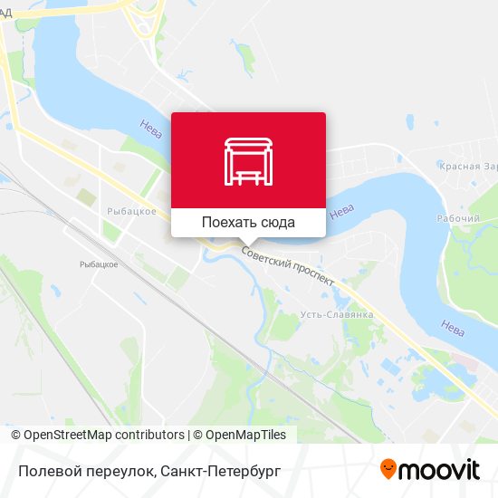 Карта Полевой переулок