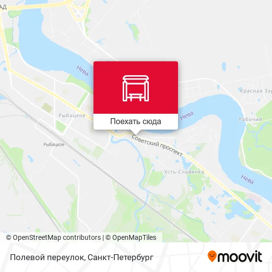Карта Полевой переулок
