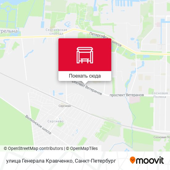 Карта улица Генерала Кравченко