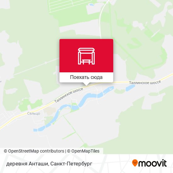 Карта деревня Анташи