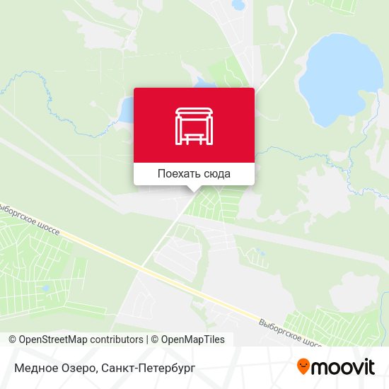 Карта Медное Озеро
