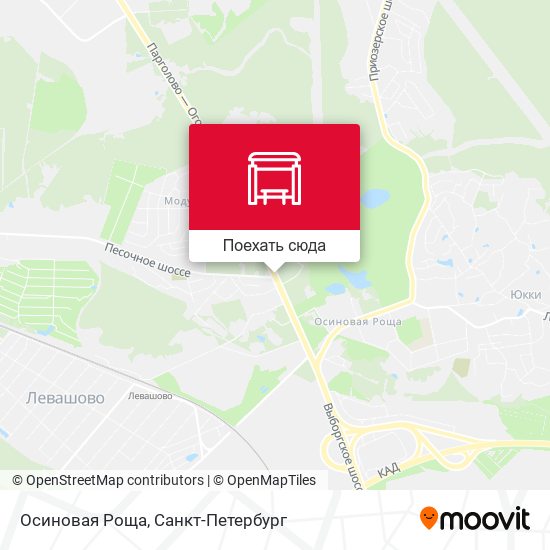 Карта Осиновая Роща