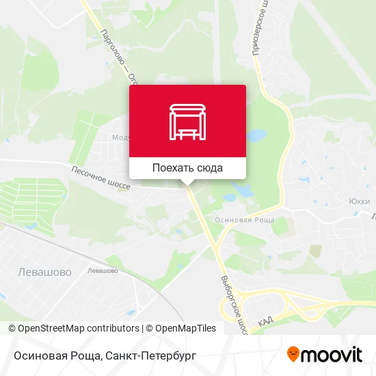 Карта Осиновая Роща