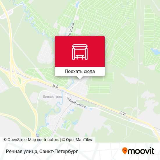 Карта Речная улица