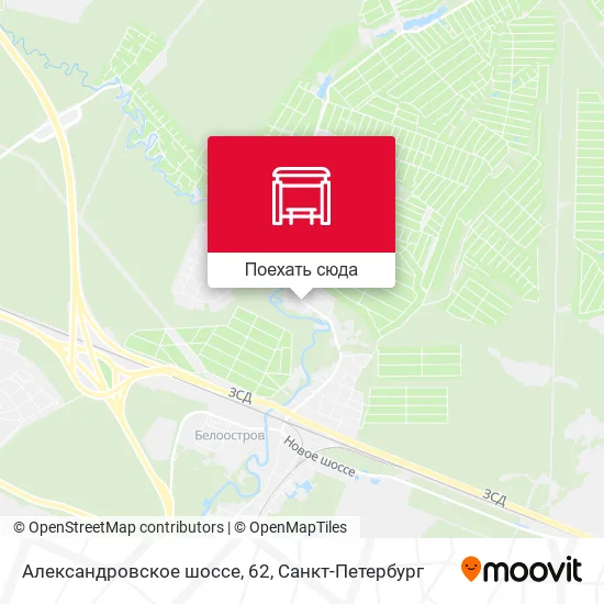 Карта Александровское шоссе, 62