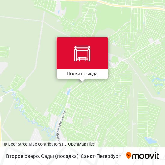Карта Второе озеро, Сады (посадка)