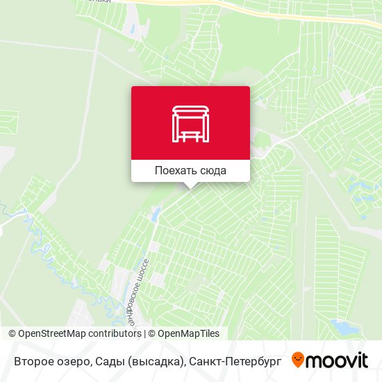 Карта Второе озеро, Сады (высадка)