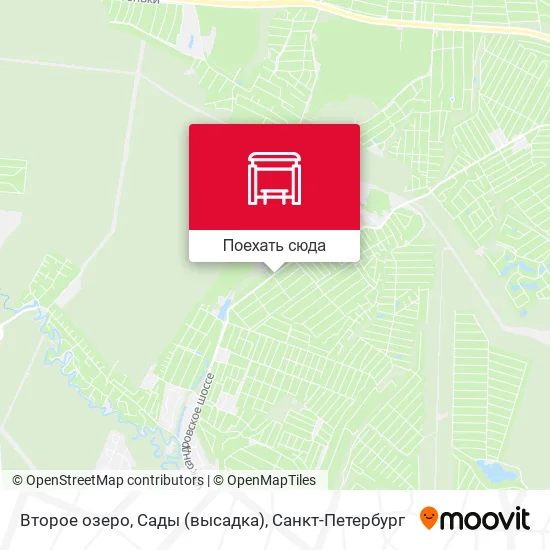 Карта Второе озеро, Сады (высадка)