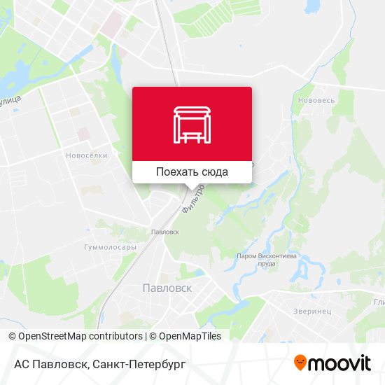 Карта АС Павловск