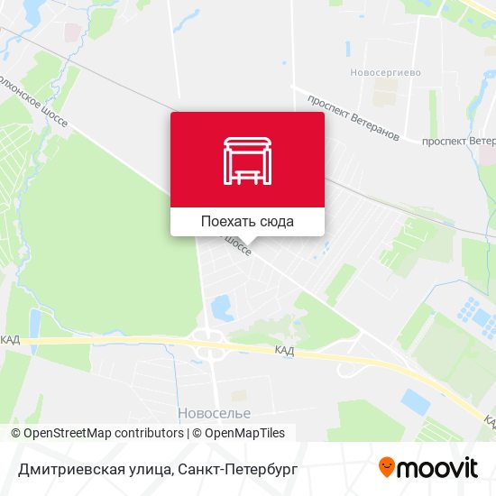 Карта Дмитриевская улица