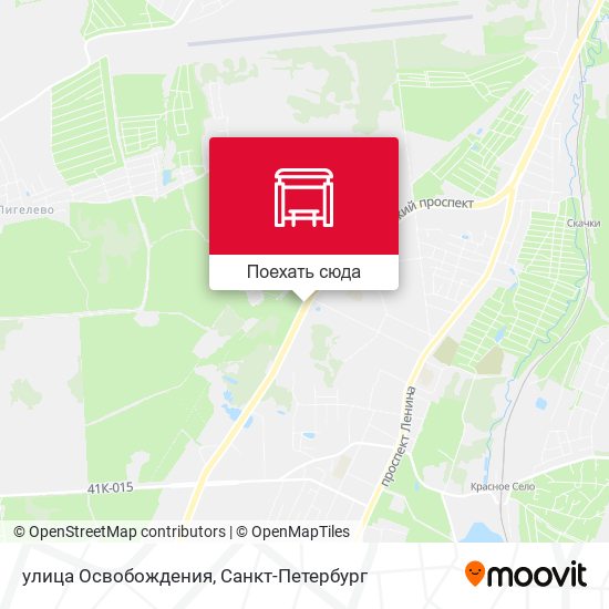 Карта улица Освобождения