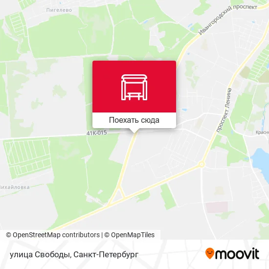 Карта улица Свободы