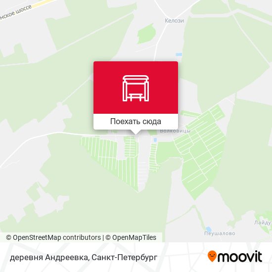 Карта деревня Андреевка