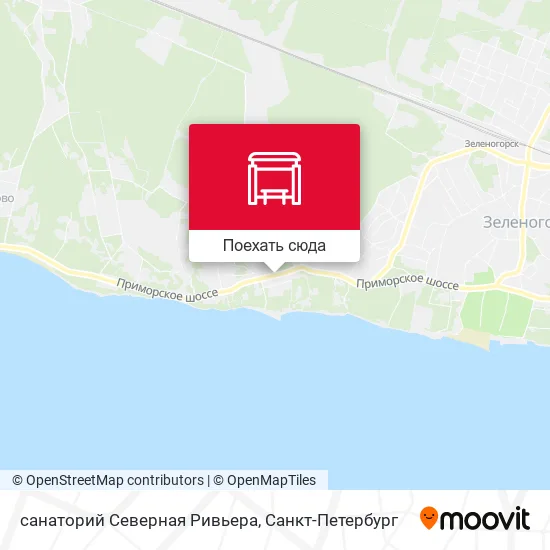 Карта санаторий Северная Ривьера