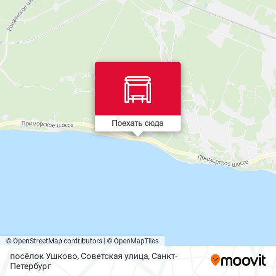 Карта посёлок Ушково, Советская улица