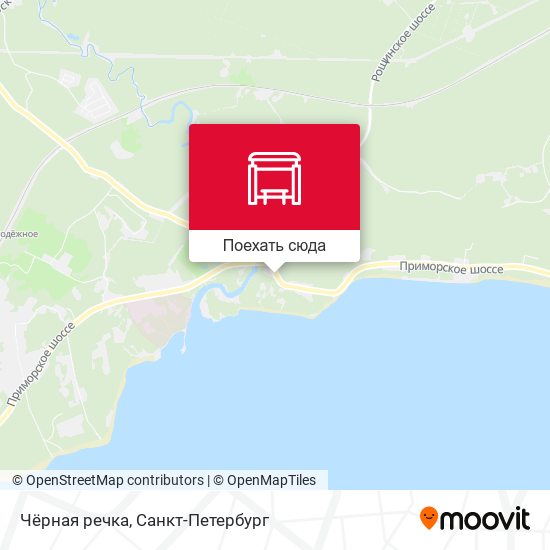 Карта Чёрная речка