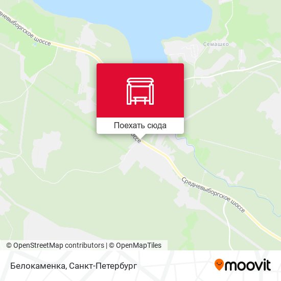 Карта Белокаменка